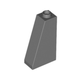 LEGO Dakpan 75 2x1x3 DONKERGRIJS (100 stuks)