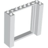 LEGO Door Frame 2x8x6 WHITE (10 pcs)
