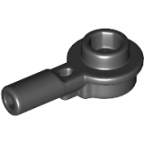 LEGO Plaat 1x1 Rond met Bar 1L ZWART (100 stuks)