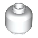 LEGO Hoofd WIT (10 stuks)