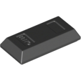 LEGO Ingot Bar ZWART (100 stuks)