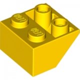 LEGO Slope 45 2x2 Inverted YELLOW (100 stuks)