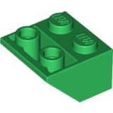 LEGO Dakpan 45 2x2 Inverted GROEN (100 stuks)