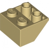 LEGO Dakpan 45 2x2 Inverted BEIGE (100 stuks)