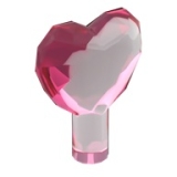 LEGO Jewel Heart TRANS-DARKPINK (10 pcs)