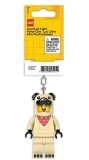 LEGO LED Sleutelhanger Man in Mopshondenpak
