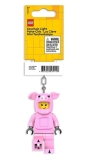 LEGO LED Sleutelhanger Meisje in Varkenpak