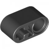 LEGO Liftarm Axle Hole 1x2 BLACK (100 pcs)