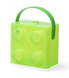 LEGO Lunchbox met Handvat TRANSPARANT GROEN