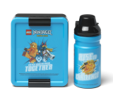 LEGO Lunchset Ninjago Dragons Rising BLAUW