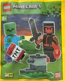 LEGO Ninja, Zombie en TNT Launcher (Paperbag)