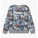 LEGO Sweatshirt Ninjago LICHT GRIJS (M-22782 - Maat 140)