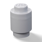 LEGO Opbergbox 1 Rond LICHTGRIJS