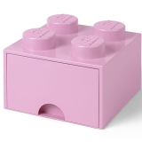 LEGO Brick Drawer 4 BRIGHT PINK