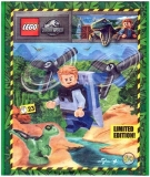 LEGO Owen met Jetpack en Raptor (Paperbag)