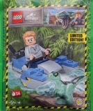 LEGO Owen with Swamp Speeder and Raptor (Paperbag)
