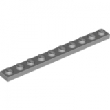 LEGO Plaat 1x10 LICHTGRIJS (100 stuks)