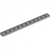 LEGO Plaat 1x12 LICHTGRIJS (100 stuks)