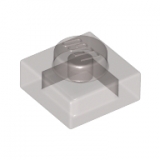 LEGO Plaat 1x1 TRANSPARANT ZWART (100 stuks)
