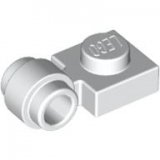 LEGO Plaat 1x1 met Lamphouder WIT (100 stuks)