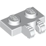 LEGO Plaat 1x2 met Scharnier Clips WIT (100 stuks)