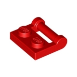 LEGO Plate 1x2 with Bar Handle RED (100 pcs)