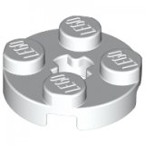 LEGO Plate 2x2 Round WHITE (100 pcs)
