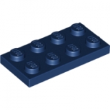 LEGO Plate 2x4 DARK BLUE (100 pcs)