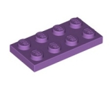 LEGO Plate 2x4 LAVENDER (100 pcs)