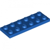 LEGO Plate 2x6 BLUE (100 pcs)