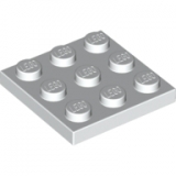 LEGO Plaat 3x3 WIT (100 stuks)