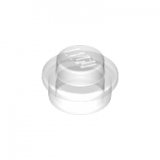 LEGO Plaat Rond 1x1 TRANSPARANT (100 stuks)