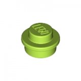 LEGO Plaat Rond 1x1 LIMEGROEN (100 stuks)
