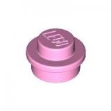 LEGO Plate Round 1x1 BRIGHT PINK 100 pcs BRICKshop LEGO en DUPLO specialist