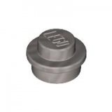 LEGO Plaat Rond 1x1 ZILVERKLEURIG (100 stuks)