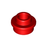 LEGO Plate 1x1 Round Open Stud RED 100 pcs BRICKshop LEGO en DUPLO specialist