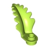 LEGO Plant Rond 1x1 met Gebogen Blad LIMEGROEN (100 stuks)