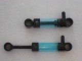 LEGO Pneumatische Cilinder TRANSPARANTBLAUW