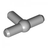 LEGO Pneumatisch T-stuk LICHTGRIJS (10 stuks)