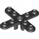 LEGO Propeller 4 Blad ZWART (100 stuks)