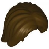 LEGO Pruik 8 DONKERBRUIN (10 stuks)
