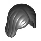 LEGO Pruik Vrouw ZWART (10 stuks)