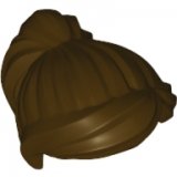 LEGO Pruik Vrouw Paardenstaart DONKERBRUIN (100 stuks)