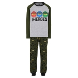 LEGO Pyjama Ninjago DONKERGROEN (M12010334 - Maat 122)