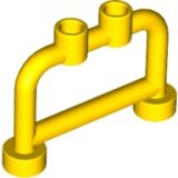 LEGO Fence 1x4x2 with Studs YELLOW (100 pcs)