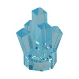 LEGO Rotskristal TRANSPARANT LICHTBLAUW (100 stuks)