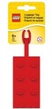 LEGO Bagage Label Steen 2x4 ROOD