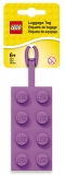 LEGO Bagage Label Steen 2x4 LAVENDEL