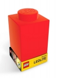 LEGO Siliconen LED Nachtlampje ROOD