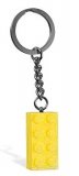 LEGO Sleutelhanger Steen 2x4 GEEL